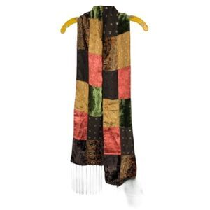 Kenneth Cole multicolor fringe scarf